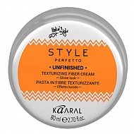 Kaaral Style perfetto unfinished texturizing fiber cream Волокнистая паста для текстурирования волос